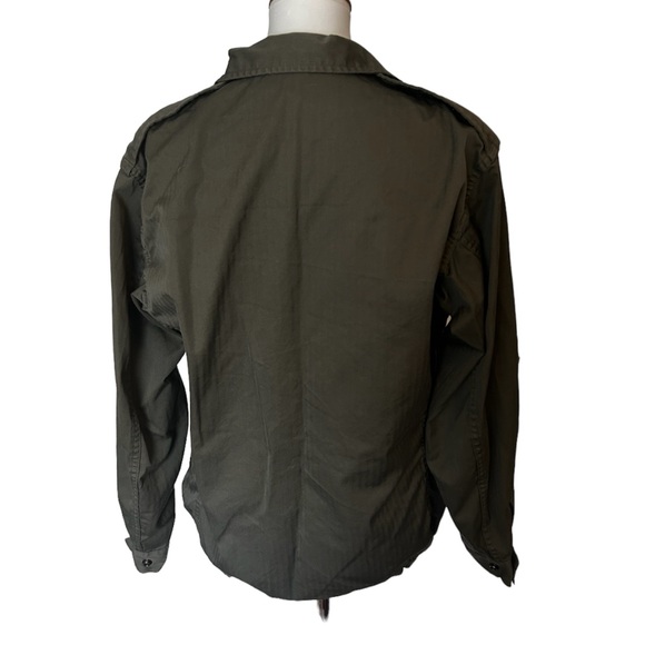 Vintage Men’s French Military Jacket Socovet Bais 1994 khaki green size 104m - Picture 3 of 7